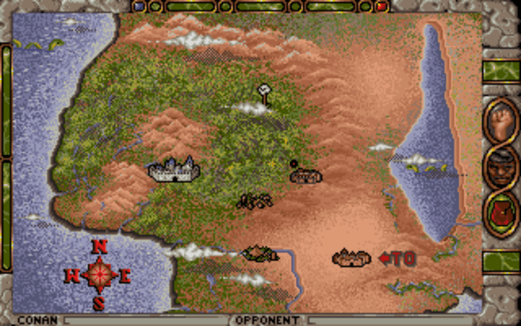 Gameplay screen of Conan: The Cimmerian (1/8) Gameplay screen of Conan: The Cimmerian (1/8)