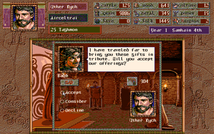 Gameplay screen of Celtic Tales: Balor of the Evil Eye (5/8) Gameplay screen of Celtic Tales: Balor of the Evil Eye (5/8)