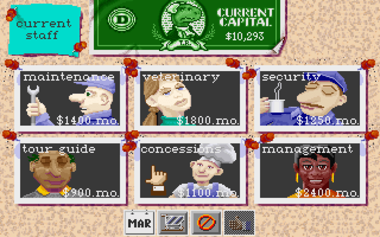 Gameplay screen of DinoPark Tycoon (2/8) Gameplay screen of DinoPark Tycoon (2/8)