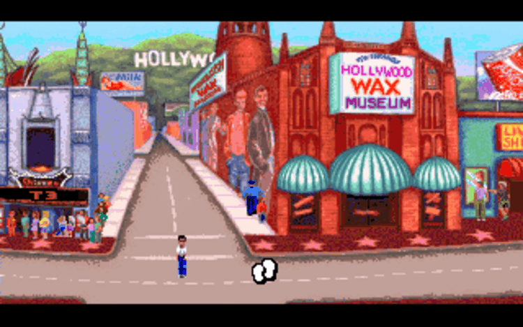 Gameplay screen of Les Manley in: Lost in L.A. (2/8) Gameplay screen of Les Manley in: Lost in L.A. (2/8)