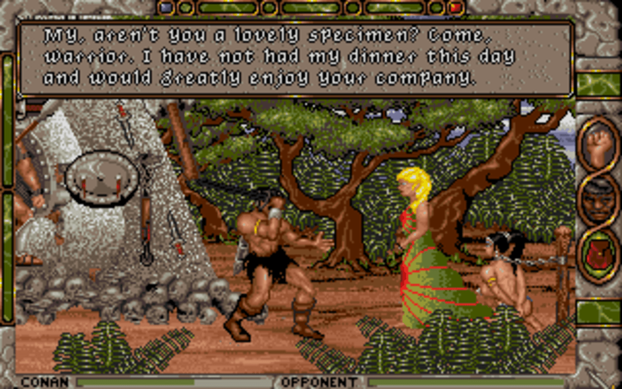 Gameplay screen of Conan: The Cimmerian (2/8) Gameplay screen of Conan: The Cimmerian (2/8)