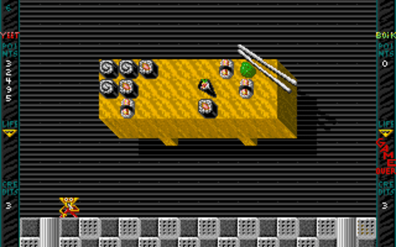 Gameplay screen of Boppin' (7/8) Gameplay screen of Boppin' (7/8)