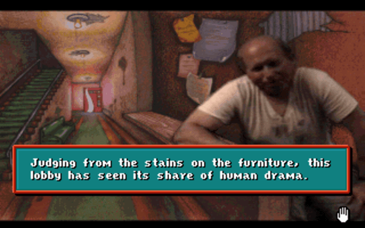 Gameplay screen of Les Manley in: Lost in L.A. (8/8) Gameplay screen of Les Manley in: Lost in L.A. (8/8)