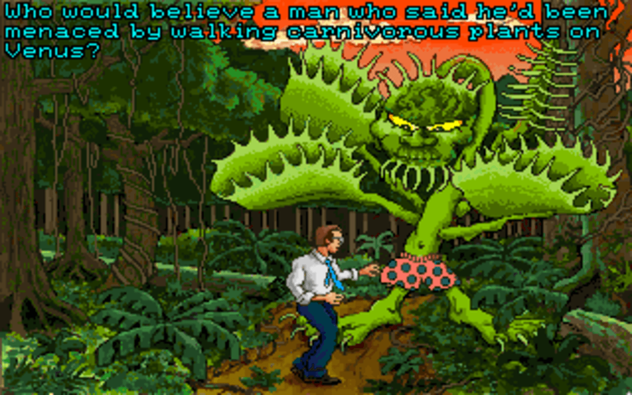 Gameplay screen of Leather Goddesses of Phobos 2 (1/8) Gameplay screen of Leather Goddesses of Phobos 2 (1/8)