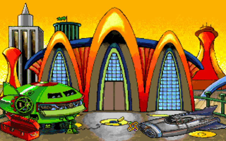 Gameplay screen of Leather Goddesses of Phobos 2 (7/8) Gameplay screen of Leather Goddesses of Phobos 2 (7/8)