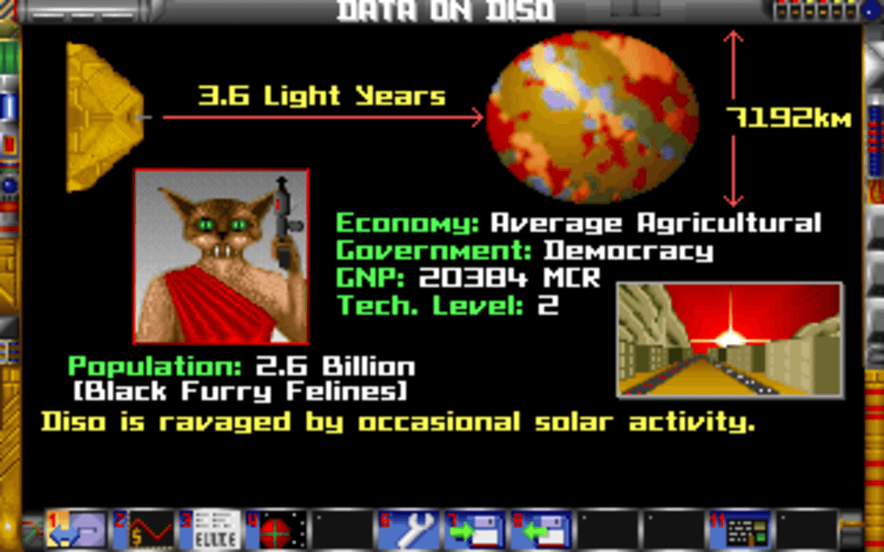 Gameplay screen of Elite Plus (8/8) Gameplay screen of Elite Plus (8/8)