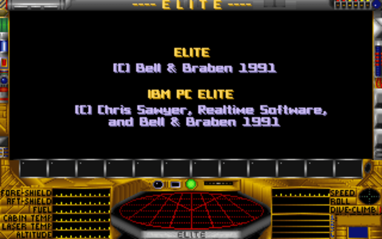 Gameplay screen of Elite Plus (3/8) Gameplay screen of Elite Plus (3/8)
