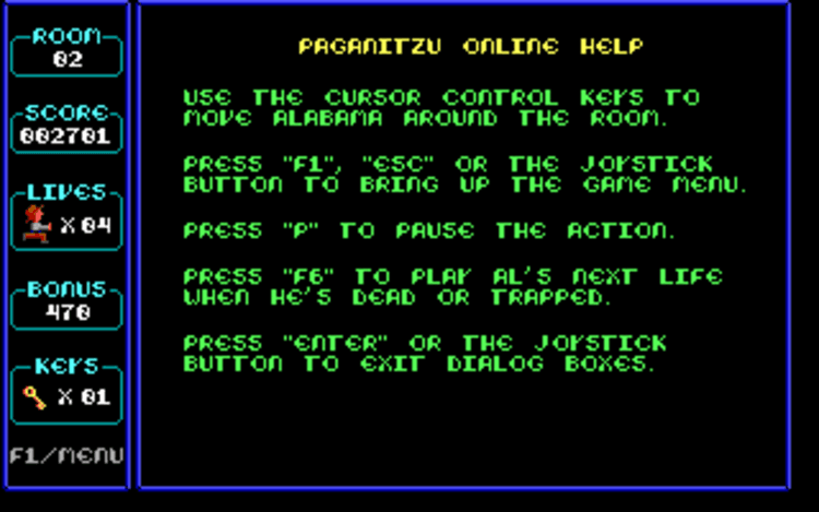 Gameplay screen of Paganitzu (4/8) Gameplay screen of Paganitzu (4/8)