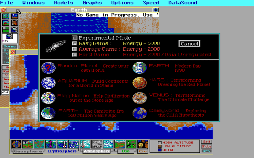 Simsearth SimEarth: The Living Planet | play online